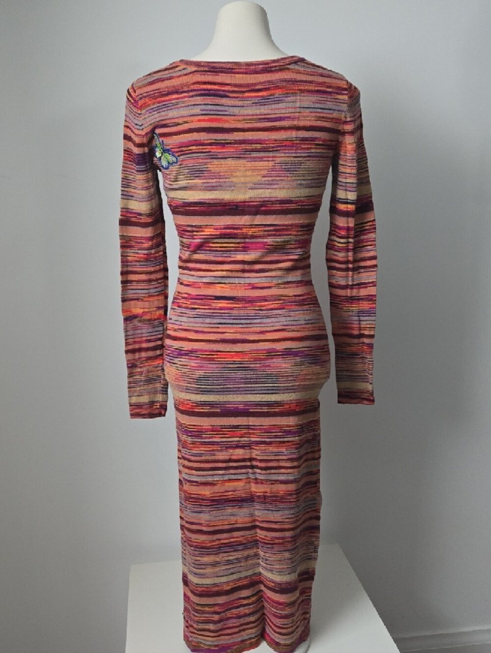 Refashioned Boho Bodycon Maxidress (M) - Picture 5 of 12